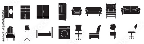 icon symbol for interior furniture 
