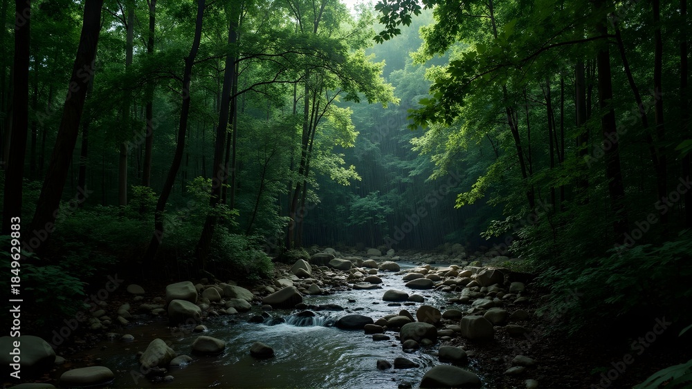 Fototapeta premium Serene landscape