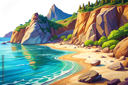 Sand Beach combines granite cliffs, cold Atlantic waters, forested backdrops, and pristine shoreline offering a dramatic and lesser-known beach experience in coastal Maine