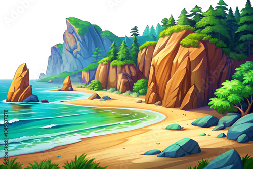 Sand Beach combines granite cliffs, cold Atlantic waters, forested backdrops, and pristine shoreline offering a dramatic and lesser-known beach experience in coastal Maine