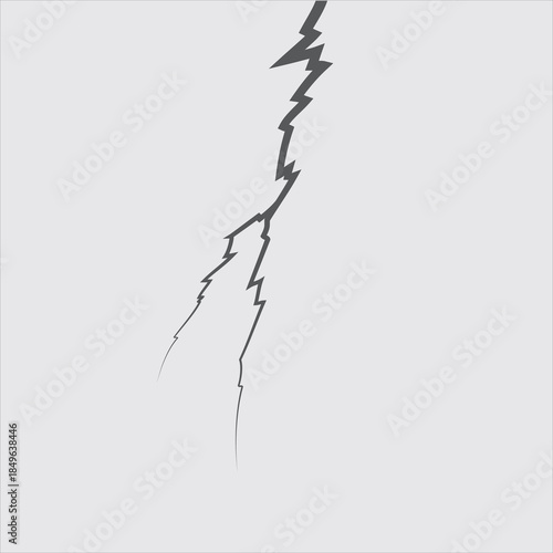 Cracked Ground Surface Texture Sketch, Earthquake Split Terrain