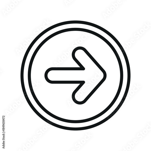 Right Arrow Icon Vector Collection