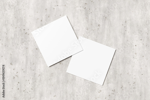 SQUARE FLYER MOCKUP BLANK