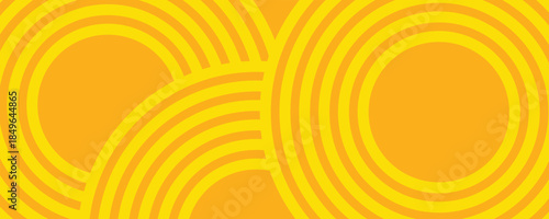 Pasta background yellow, spaghetti abstract geometric pattern. modern eps 10.