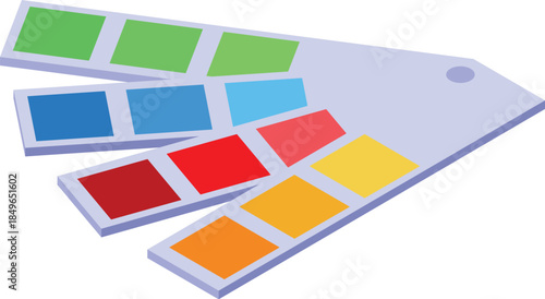 Color palette guide showcasing various shades, perfect for graphic design, web design, and other creative projects