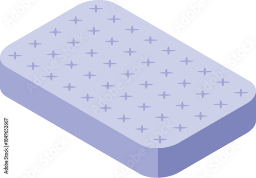 Soft orthopedic mattress ensuring comfortable sleeping, providing back support and promoting restful nights