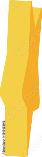 Bookmark ribbon pointing upwards, suggesting marking a specific place in a document or book