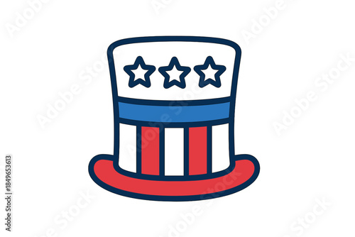 Uncle Sam Hat Icon