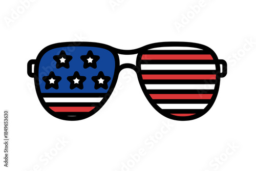 American Flag Themed Sunglasses