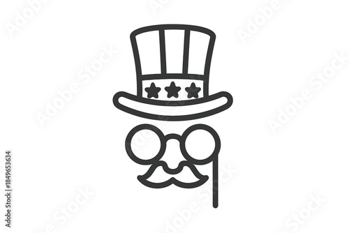 Uncle Sam Propaganda Icon
