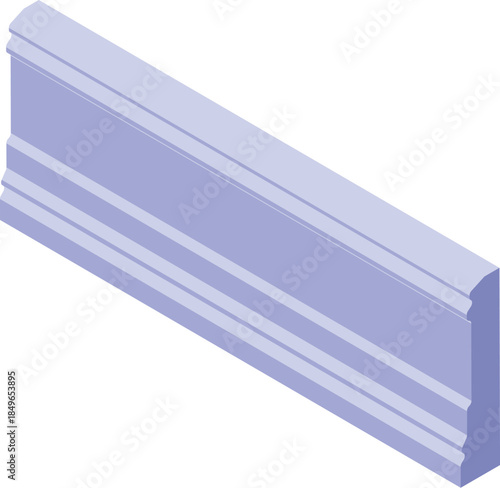 Baseboard molding adds a decorative touch to a room, enhancing its aesthetic appeal