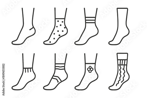 Outline Socks Collection