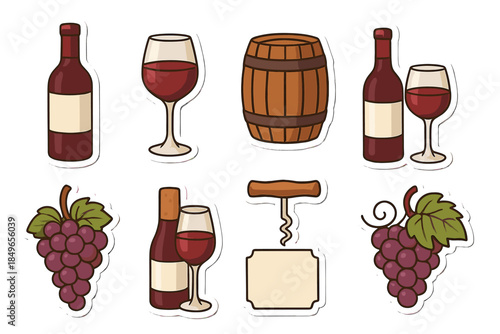 Wine Collection Stickers