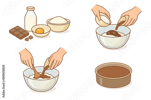 Cooking Chocolate Cake: Ingredients and Steps