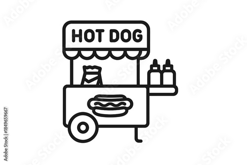 Hot Dog Stand Icon