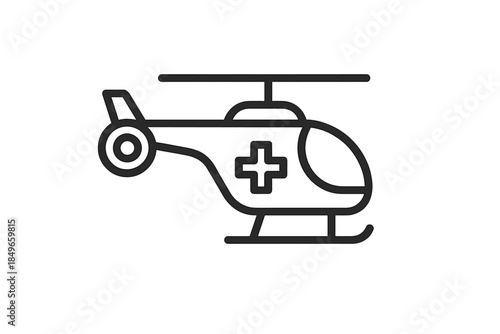 Medical Helicopter Icon