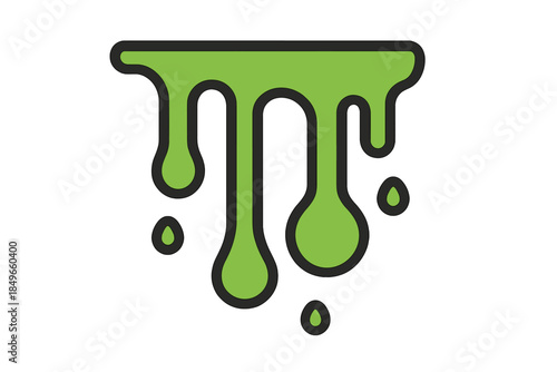 Green Dripping Slime Graphic