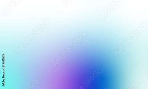 Abstract background with soft gradient of blue, cyan, and purple colors, modern design isolated on transparent background