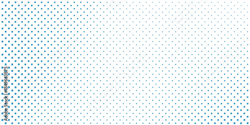 Dotted vector abstract background, blue and grey dots in perspective flow, dotty texture abstraction, science good pattern old nice