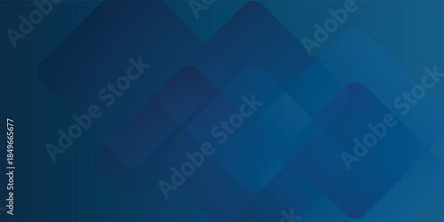Blue Abstract Geometric Background With Overlapping Diamond Shapes For Tech, Business, Or Presentation Use
