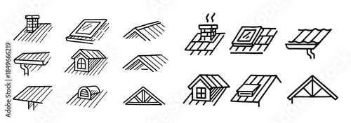 Roof Styles Icons