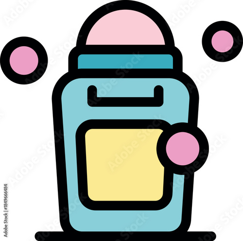 Roll on deodorant ensuring freshness and confidence throughout the day, combating body odor effectively