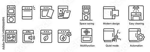 Minimalist Appliance Icons