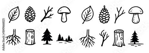 Forest Icon Sketches