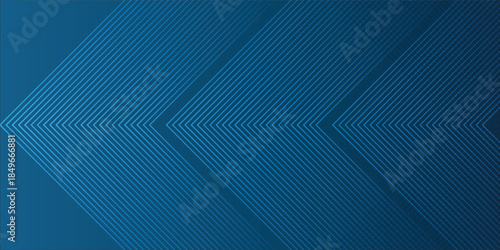 Dark Blue Abstract Background with Glowing Arrow Lines for Technology, Featuring a futuristic Concept with Modern Glossy Blue Geometric Lines Design, Ideal for Banners, Covers, Posters and Web Headers