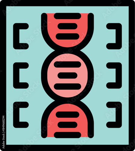 Dna helix inside a blister pack illustrating genetic research, modification, and pharmaceutical advancements in medicine