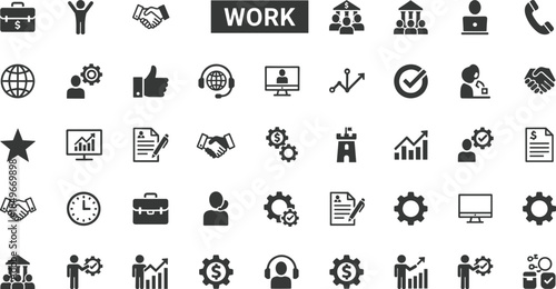 Work, business, productivity, teamwork, office, corporate, communication, customer service, management, performance, finance, technology, project, collaboration, strategy, planning