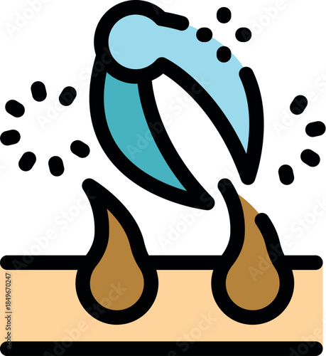 Tweezers carefully removing unwanted hair from skin surface, representing depilation, beauty treatment, and personal care