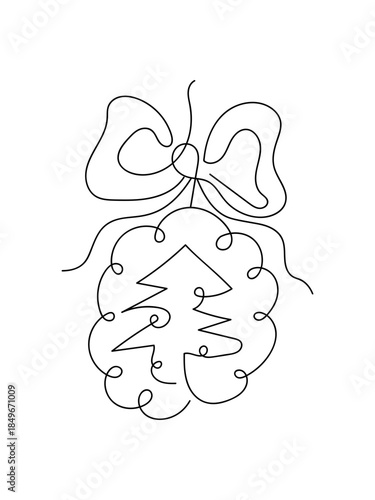 decoration chrismatmas natal line art