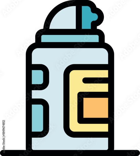 Shaving foam in a pressurized can, ready to provide a luxurious and comfortable shaving experience