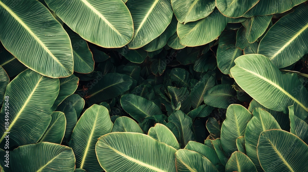 Fototapeta premium lush tropical foliage background