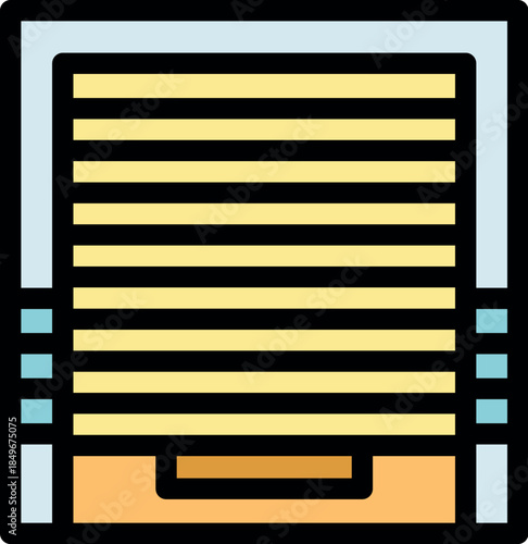 Closed automatic garage door providing security to a modern home