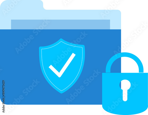 Cyber security and data protection privacy concept. Secure data management and protect data from hacker attacks and padlock icon to internet technology networking 