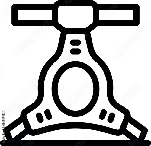 Cervical collar provides neck and spine support, symbolizing medical equipment for immobilization and injury recovery