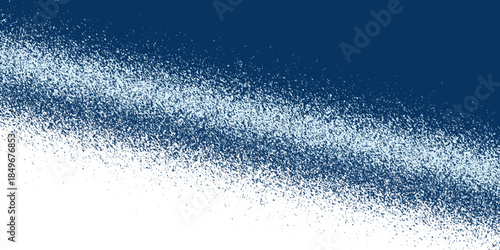 Blue noise grain background, pointillism gradient or dotwork pattern, vector dot effect. Halftone noise grain or speckled texture.