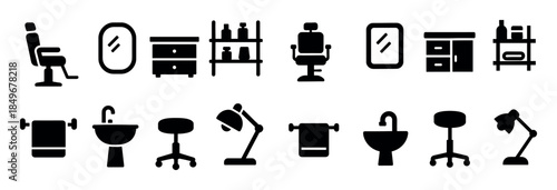 Barbershop Icon Set