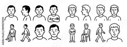 Doodle Portrait Poses
