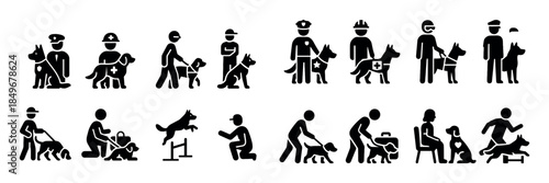 Dog Trainer Icons
