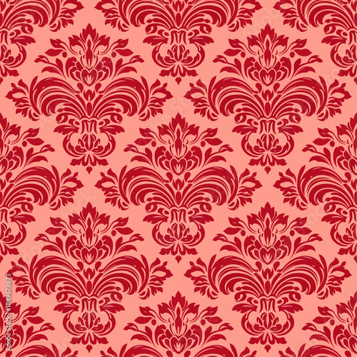 Abstract geometric seamless pattern. Subtle minimal vector background. Simple geometric leaf ornament. Elegant dark green texture with diamond shapes, stars, rhombuses, floral grid. Repeating design