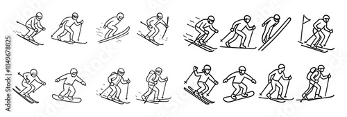 Winter Sports Icons