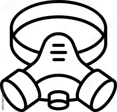 Respirator mask ensuring safety and protection in hazardous environments