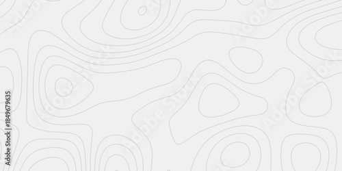 Geographic mountain relief illustrated through abstract lines
Clean white background with smooth topo contours