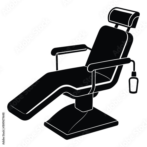 dental chair  vector  on white background