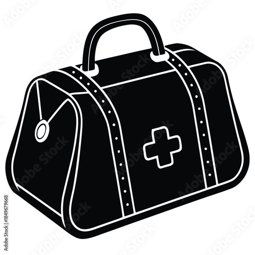 doctor bag  vector  on white background