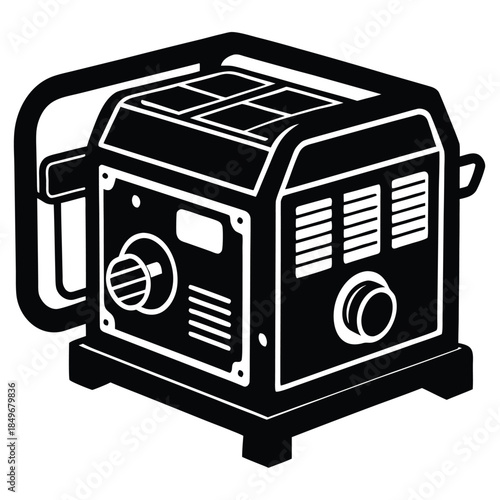 generator  vector  on white background