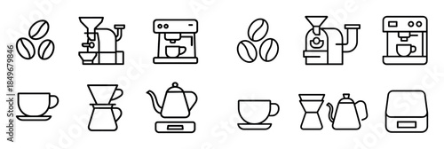 Minimalist Coffee Icons